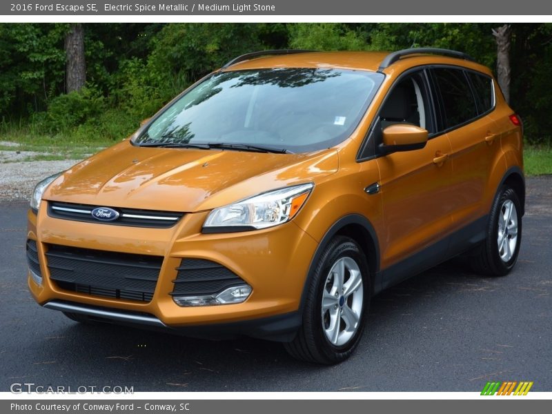 Electric Spice Metallic / Medium Light Stone 2016 Ford Escape SE
