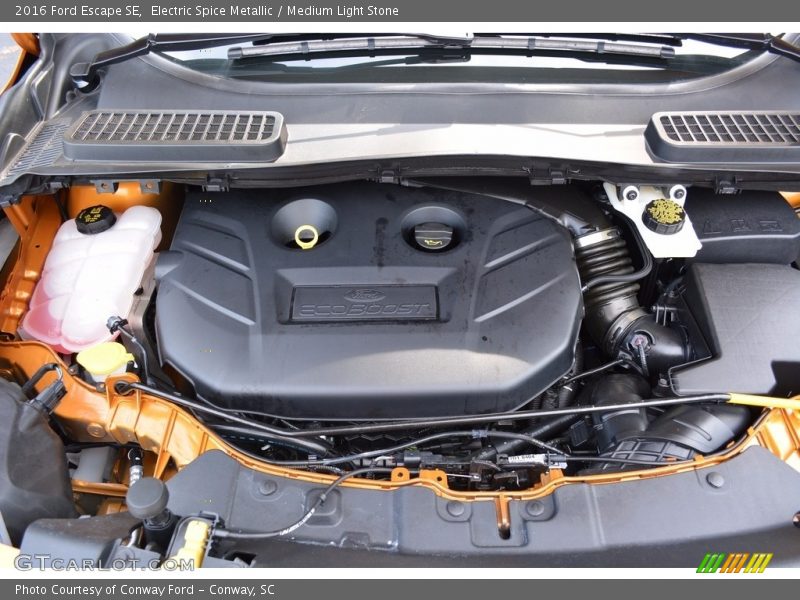 Electric Spice Metallic / Medium Light Stone 2016 Ford Escape SE