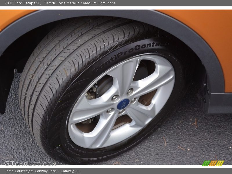 Electric Spice Metallic / Medium Light Stone 2016 Ford Escape SE