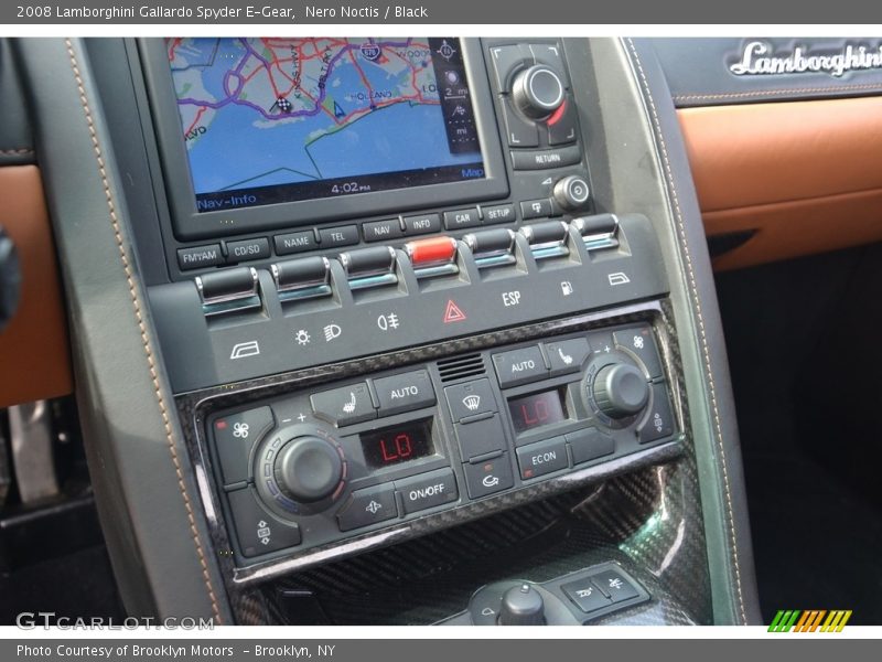Nero Noctis / Black 2008 Lamborghini Gallardo Spyder E-Gear