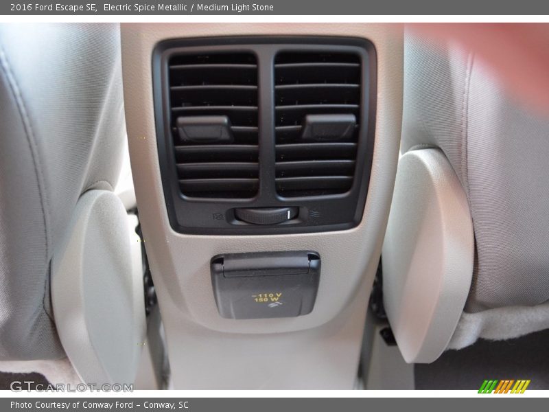 Electric Spice Metallic / Medium Light Stone 2016 Ford Escape SE