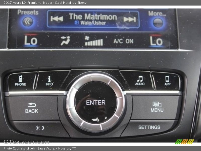 Modern Steel Metallic / Ebony 2017 Acura ILX Premium