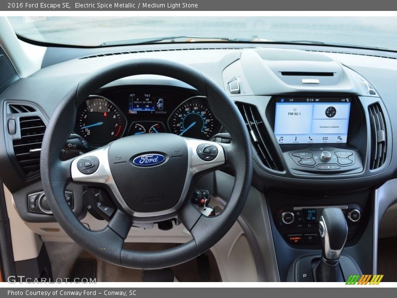 Electric Spice Metallic / Medium Light Stone 2016 Ford Escape SE