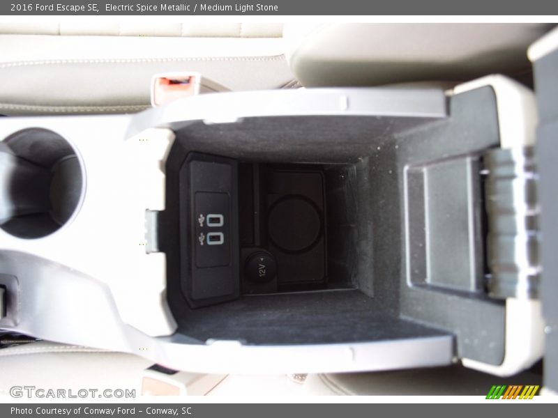 Electric Spice Metallic / Medium Light Stone 2016 Ford Escape SE
