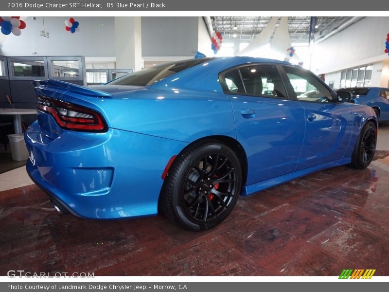 B5 Blue Pearl / Black 2016 Dodge Charger SRT Hellcat