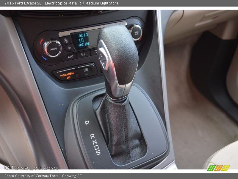Electric Spice Metallic / Medium Light Stone 2016 Ford Escape SE