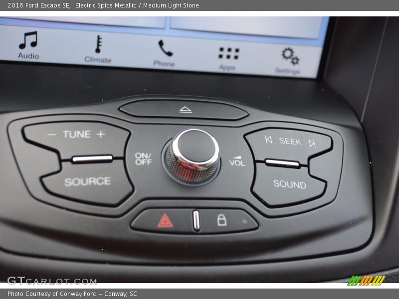 Electric Spice Metallic / Medium Light Stone 2016 Ford Escape SE