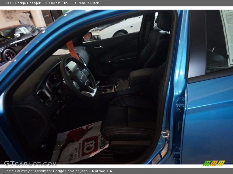 B5 Blue Pearl / Black 2016 Dodge Charger SRT Hellcat