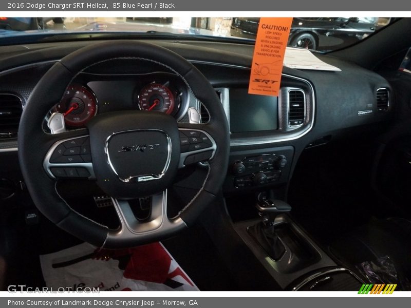 B5 Blue Pearl / Black 2016 Dodge Charger SRT Hellcat