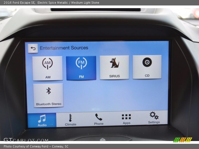 Electric Spice Metallic / Medium Light Stone 2016 Ford Escape SE
