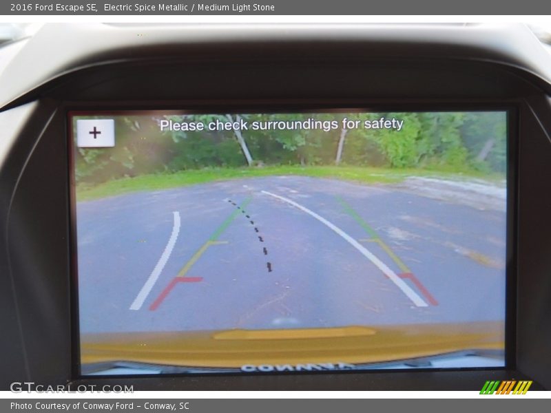 Electric Spice Metallic / Medium Light Stone 2016 Ford Escape SE