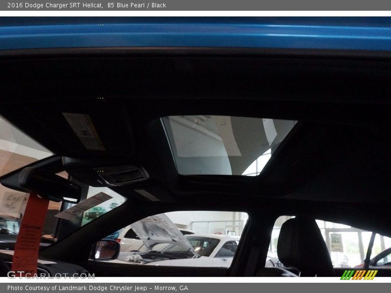 B5 Blue Pearl / Black 2016 Dodge Charger SRT Hellcat
