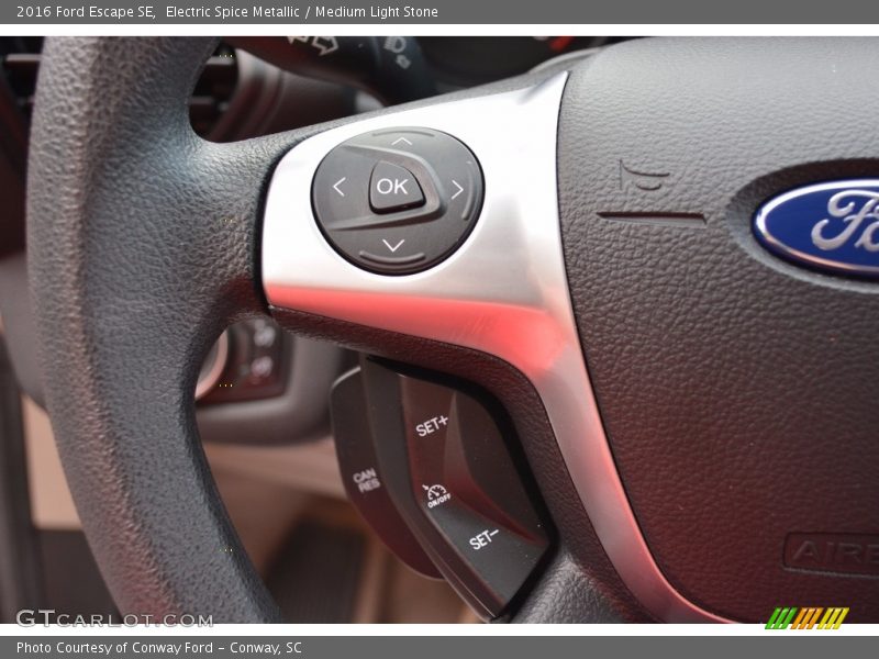 Electric Spice Metallic / Medium Light Stone 2016 Ford Escape SE
