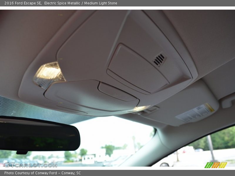 Electric Spice Metallic / Medium Light Stone 2016 Ford Escape SE