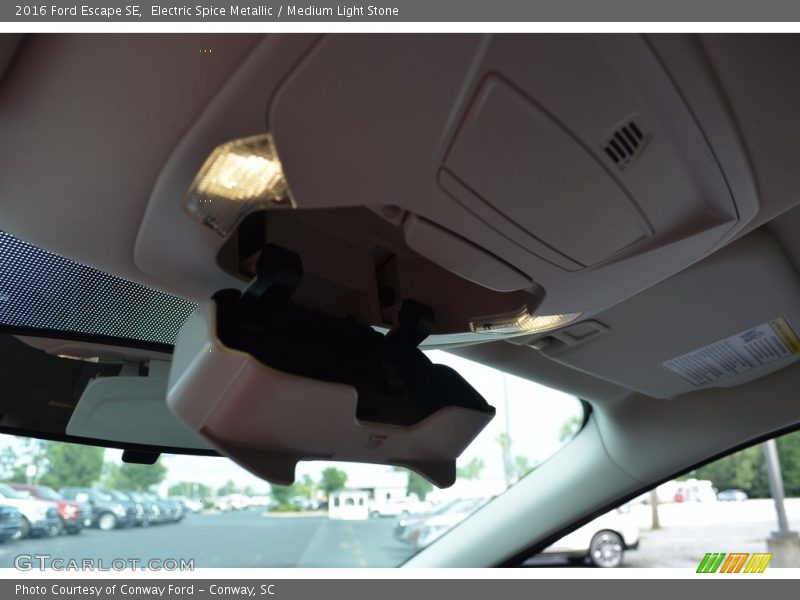 Electric Spice Metallic / Medium Light Stone 2016 Ford Escape SE