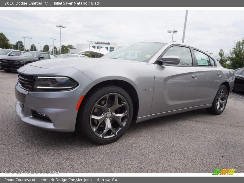 Billet Silver Metallic / Black 2016 Dodge Charger R/T