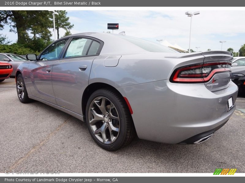 Billet Silver Metallic / Black 2016 Dodge Charger R/T