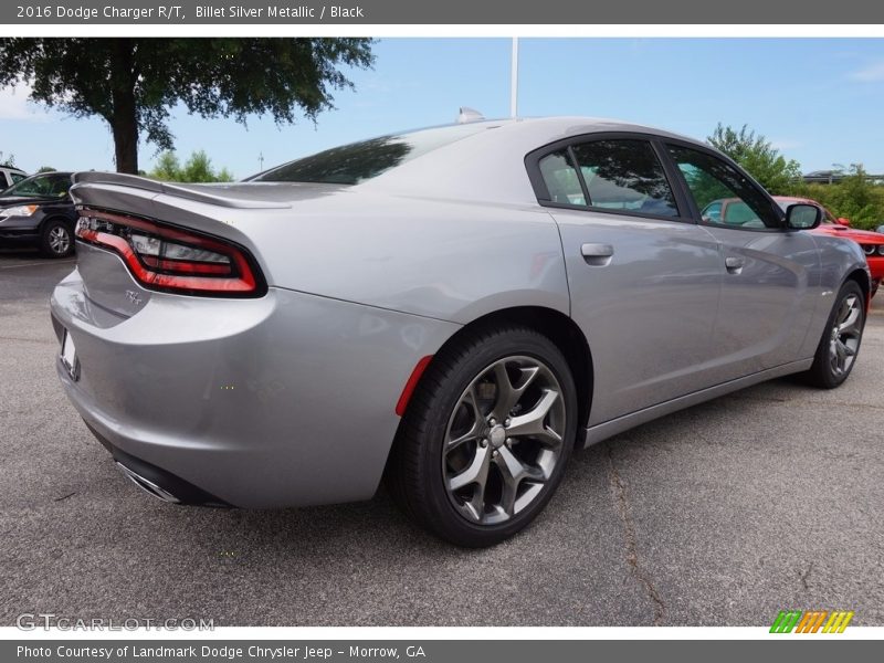 Billet Silver Metallic / Black 2016 Dodge Charger R/T