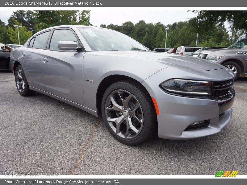 Billet Silver Metallic / Black 2016 Dodge Charger R/T