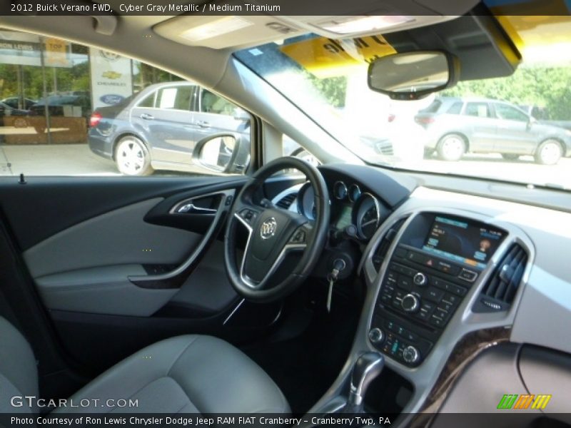 Cyber Gray Metallic / Medium Titanium 2012 Buick Verano FWD