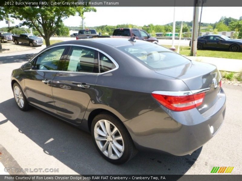 Cyber Gray Metallic / Medium Titanium 2012 Buick Verano FWD