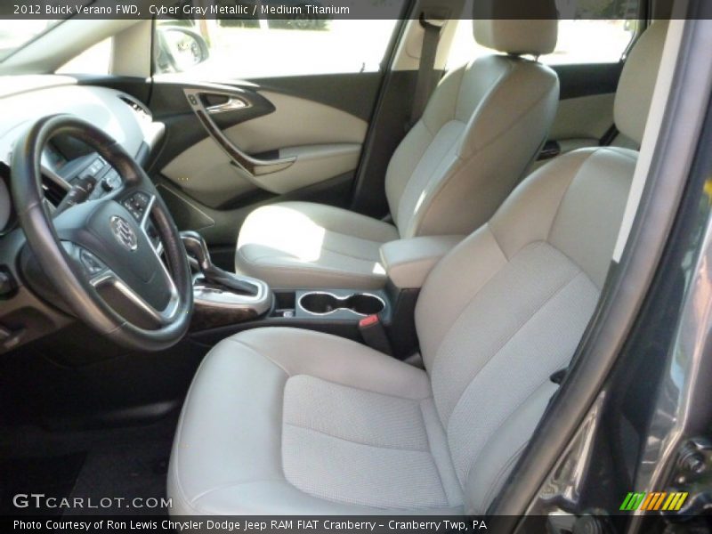 Cyber Gray Metallic / Medium Titanium 2012 Buick Verano FWD