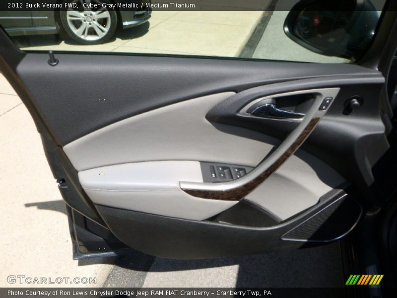 Cyber Gray Metallic / Medium Titanium 2012 Buick Verano FWD