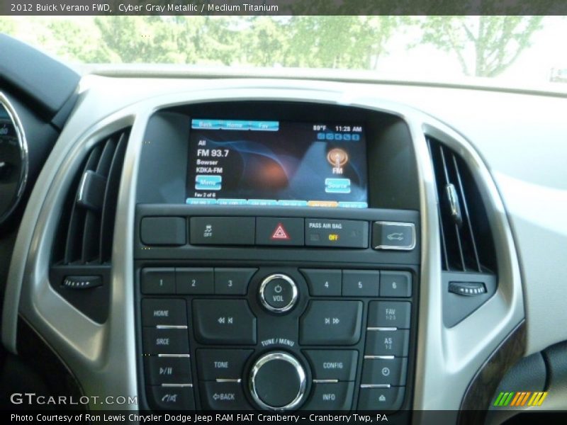 Cyber Gray Metallic / Medium Titanium 2012 Buick Verano FWD