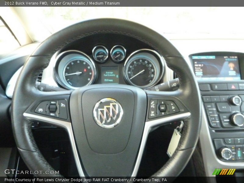 Cyber Gray Metallic / Medium Titanium 2012 Buick Verano FWD