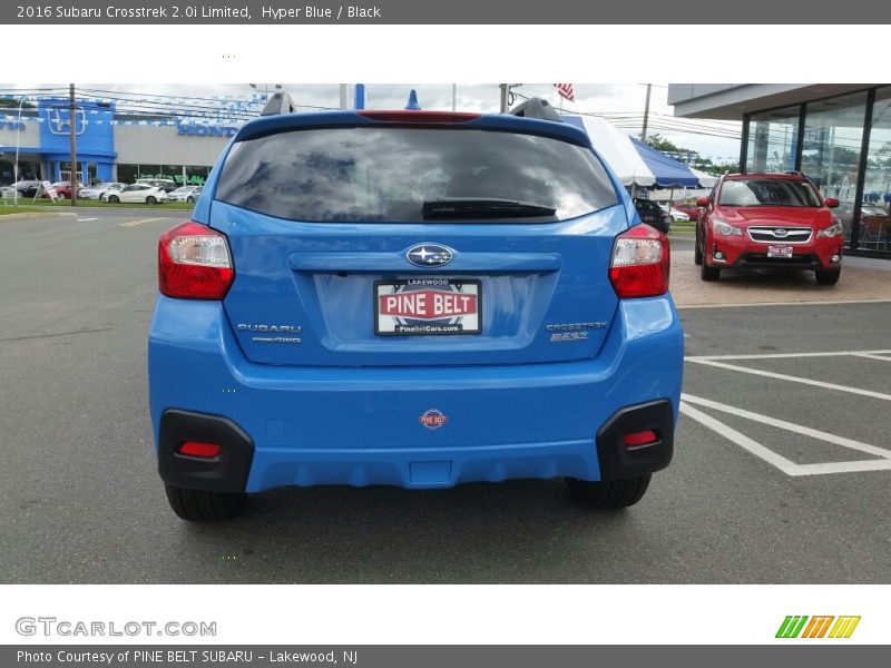 Hyper Blue / Black 2016 Subaru Crosstrek 2.0i Limited