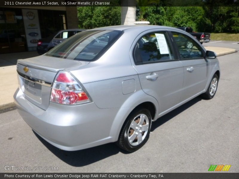 Ice Silver Metallic / Charcoal 2011 Chevrolet Aveo LT Sedan