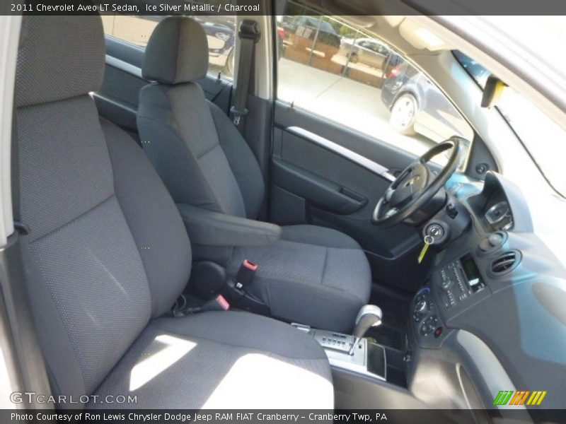 Ice Silver Metallic / Charcoal 2011 Chevrolet Aveo LT Sedan