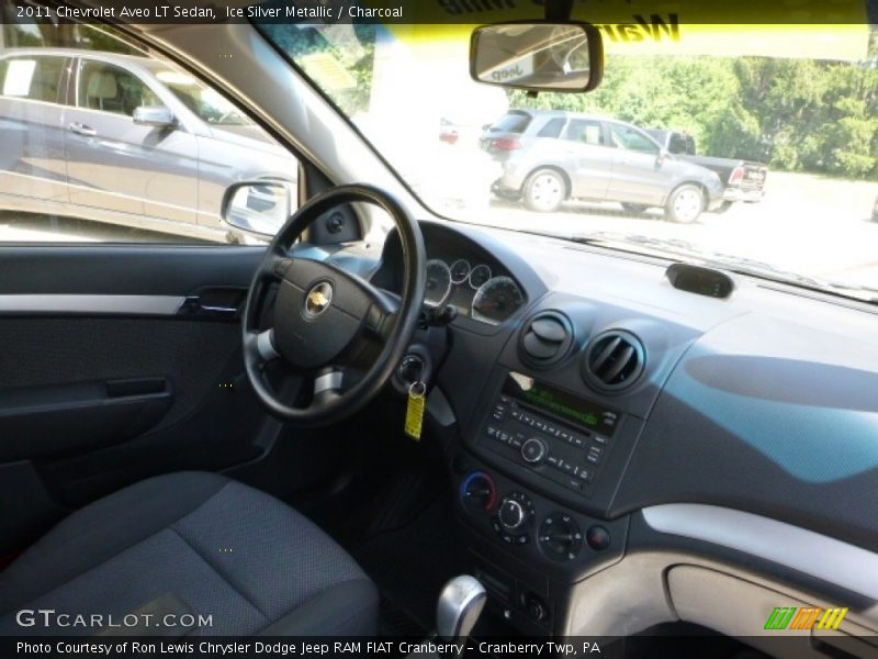 Ice Silver Metallic / Charcoal 2011 Chevrolet Aveo LT Sedan