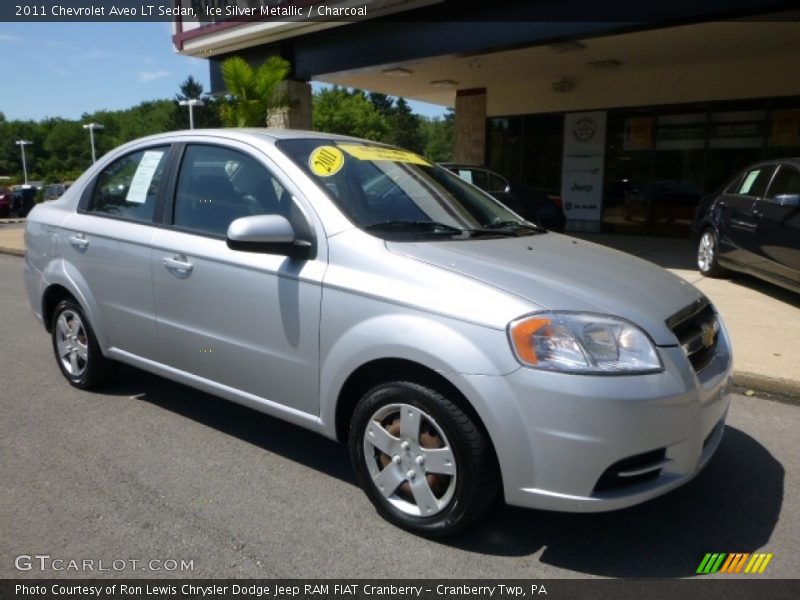 Ice Silver Metallic / Charcoal 2011 Chevrolet Aveo LT Sedan
