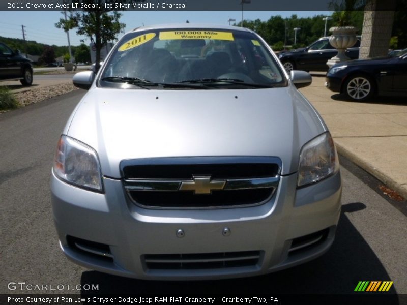 Ice Silver Metallic / Charcoal 2011 Chevrolet Aveo LT Sedan