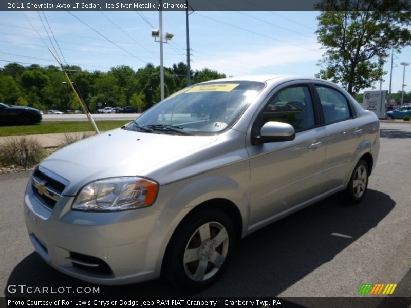 Ice Silver Metallic / Charcoal 2011 Chevrolet Aveo LT Sedan