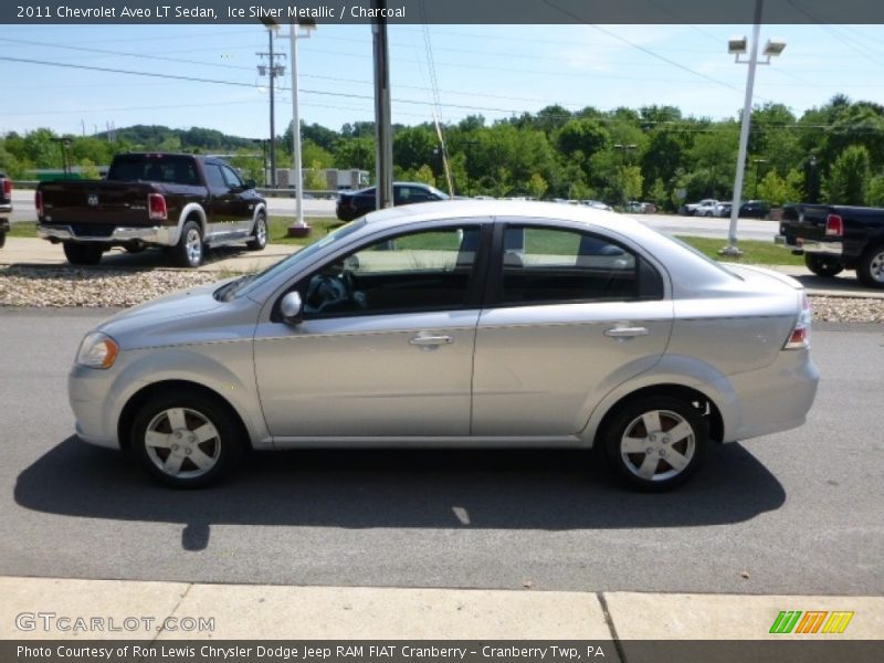 Ice Silver Metallic / Charcoal 2011 Chevrolet Aveo LT Sedan