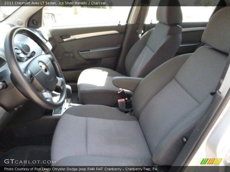 Ice Silver Metallic / Charcoal 2011 Chevrolet Aveo LT Sedan