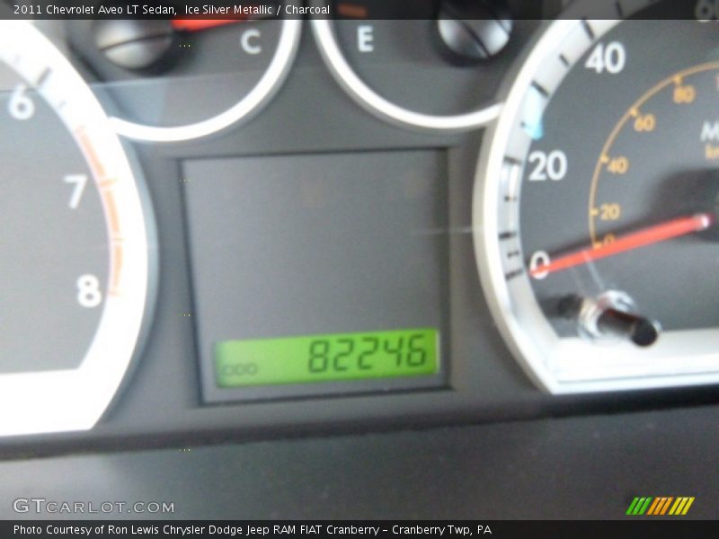 Ice Silver Metallic / Charcoal 2011 Chevrolet Aveo LT Sedan