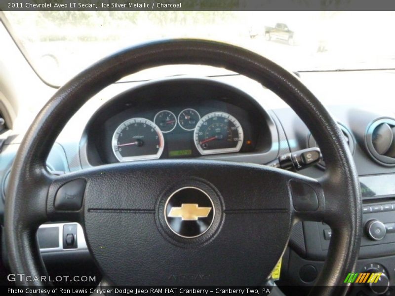 Ice Silver Metallic / Charcoal 2011 Chevrolet Aveo LT Sedan