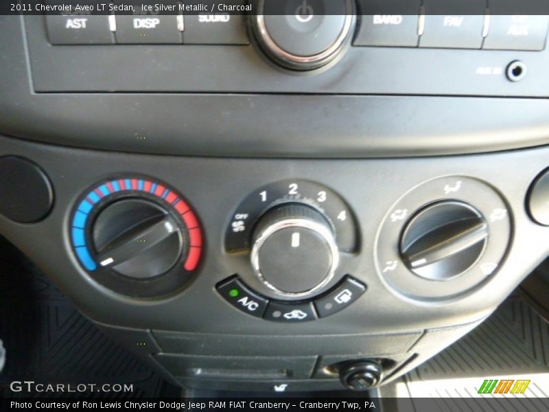Ice Silver Metallic / Charcoal 2011 Chevrolet Aveo LT Sedan