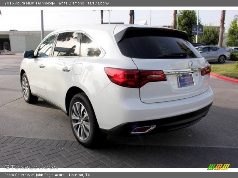 White Diamond Pearl / Ebony 2016 Acura MDX Technology