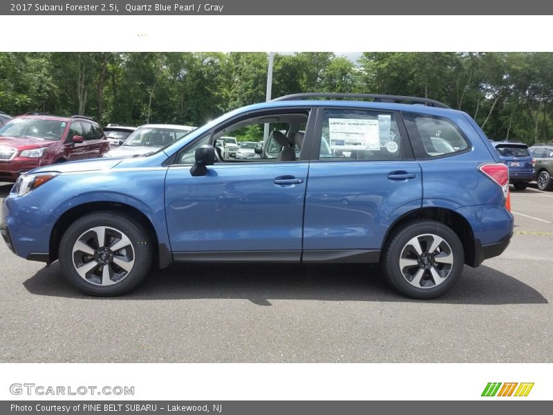 Quartz Blue Pearl / Gray 2017 Subaru Forester 2.5i