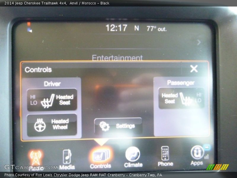 Anvil / Morocco - Black 2014 Jeep Cherokee Trailhawk 4x4