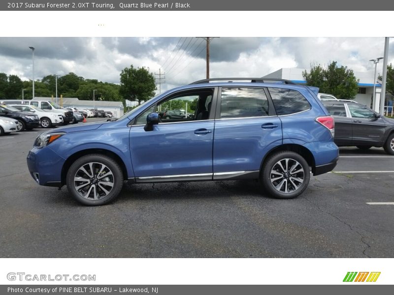 Quartz Blue Pearl / Black 2017 Subaru Forester 2.0XT Touring