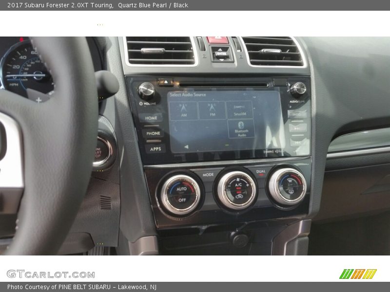 Quartz Blue Pearl / Black 2017 Subaru Forester 2.0XT Touring