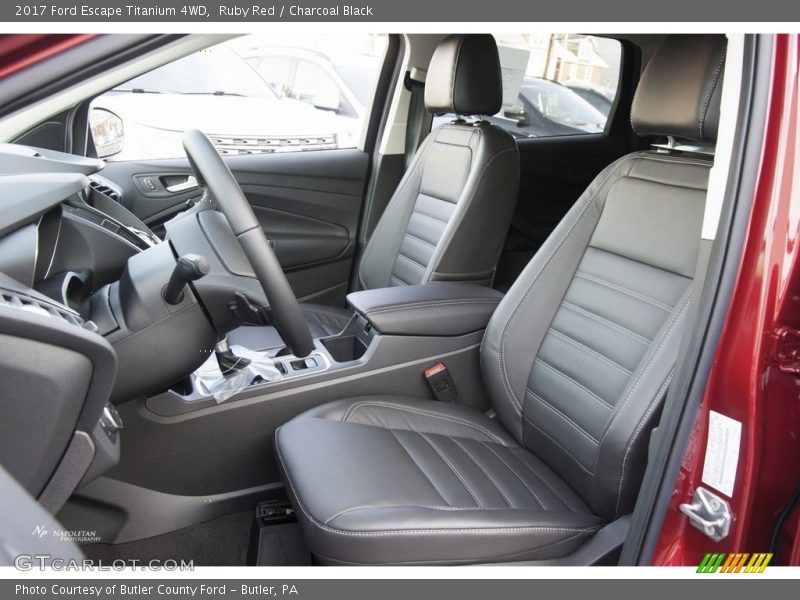 Ruby Red / Charcoal Black 2017 Ford Escape Titanium 4WD
