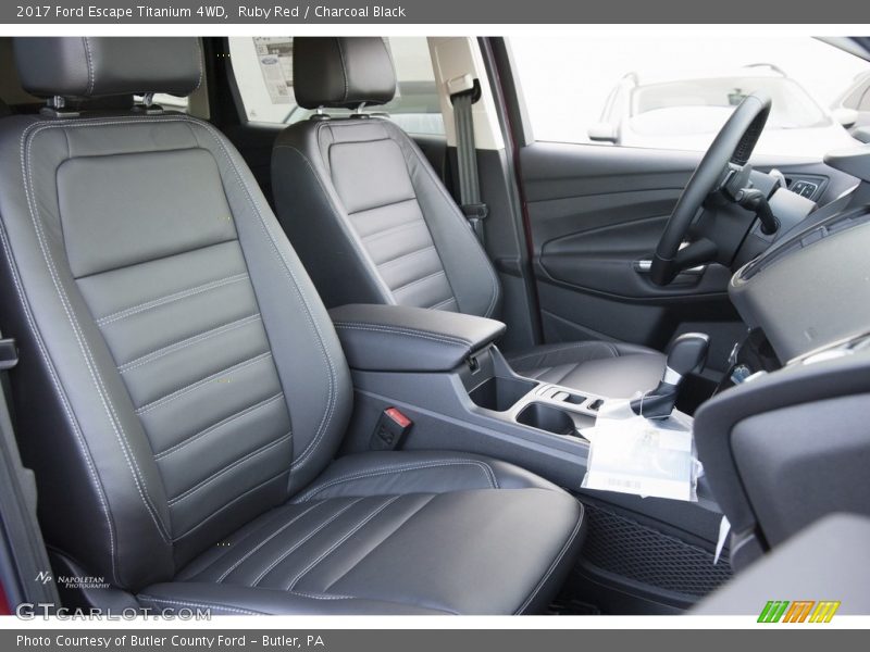Ruby Red / Charcoal Black 2017 Ford Escape Titanium 4WD