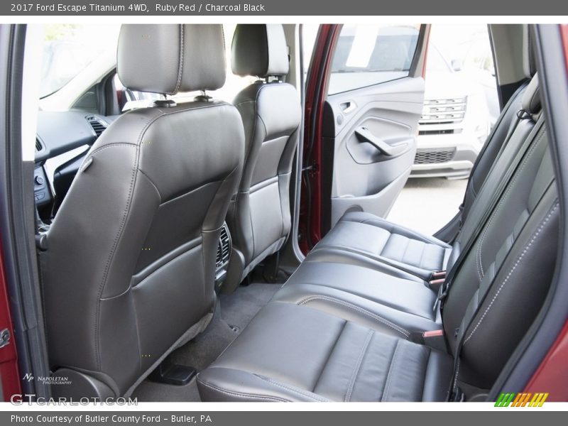 Ruby Red / Charcoal Black 2017 Ford Escape Titanium 4WD