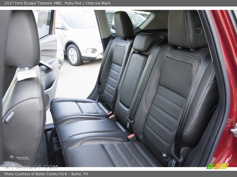 Ruby Red / Charcoal Black 2017 Ford Escape Titanium 4WD